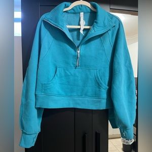 Scuba Oversized Funnel Neck Half Zip Oceanic